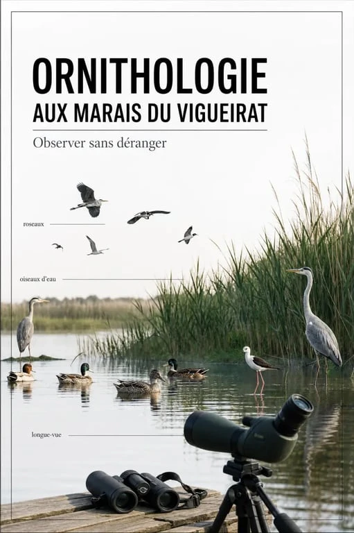 Observation des oiseaux aux Marais du Vigueirat, réserve naturelle remarquable en Camargue