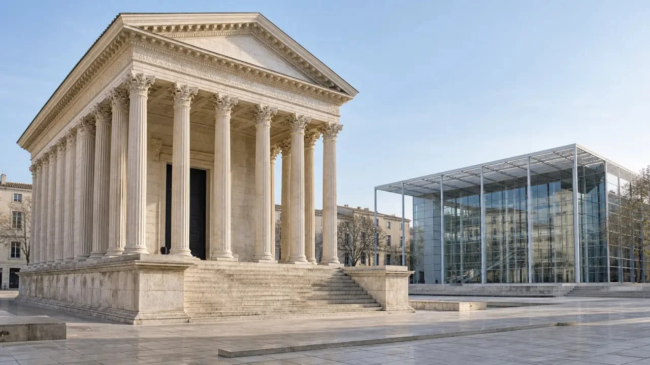 Journée du patrimoine à Nîmes entre la Maison Carrée et le Carré d’Art