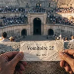 Plan arènes de Nîmes vomitoire : billet Bloc 109 et Vomitoire 29
